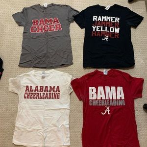 Official Alabama Cheer practice shirts
